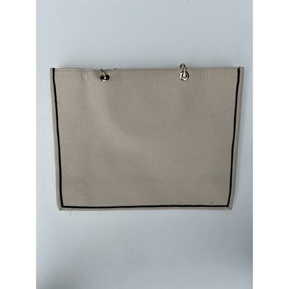 Lily & Bean Juliana Beaded Tote Lemon Bamboo Handle Personalized “Sylvie” Bag - Picture 5 of 7